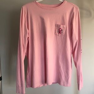 Vineyard Vines Pink Long Sleeve Tee